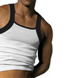 2xist Contrast Square Cut Tank Top