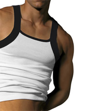Contrast Square Cut Tank Top